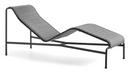 Palissade Chaise Longue, Anthracite, With cushion, Without neck pillow