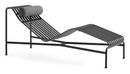 Palissade Chaise Longue, Anthracite, Without cushion, With neck pillow