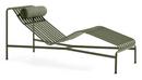 Palissade Chaise Longue, Olive, Without cushion, With neck pillow