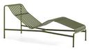 Palissade Chaise Longue, Olive, Without cushion, Without neck pillow