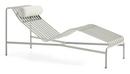 Palissade Chaise Longue, Sky grey, Without cushion, With neck pillow