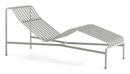 Palissade Chaise Longue, Sky grey, Without cushion, Without neck pillow