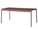 Palissade Table, Iron red, L 170 x W 90 cm