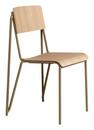 Petit Standard, Matt lacquered oak, Clay powder coated steel