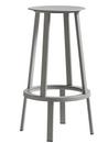 Revolver Bar Stool, Bar version: seat height 76 cm, Sky grey