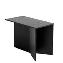 Slit Side Table Wood, H 35,5 x L 49,3 x D 27,5 cm, Black lacquered