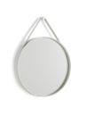 Strap Mirror No 2, ø 50 cm, Light grey
