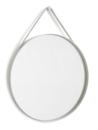 Strap Mirror No 2, ø 70 cm, Light grey