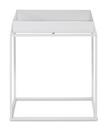 Tray Tables, H 30/34 x W 30 x D 30 cm, White