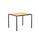 Avanti Table, 98 x 83 cm, Black, Thermo Ash
