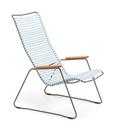 Click Lounge Chair, Dusty light blue