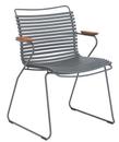 Click Chair, With armrests, Dark grey