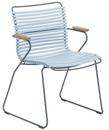 Click Chair, With armrests, Dusty light blue