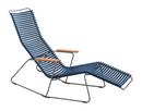 Click Deck Chair tiltable, Dark blue