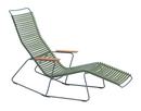 Click Deck Chair tiltable, Olive green