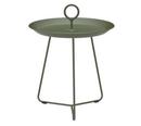 Eyelet Side Table, H 45,5 x Ø 45 cm, Olive green