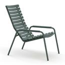 ReCLIPS Lounge Chair, Olive Green, Alu armrests