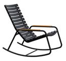 ReCLIPS Rocking Chair, Black, Bamboo armrests
