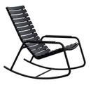 ReCLIPS Rocking Chair, Black, Alu armrests