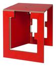 Folding Stool Falter, Red