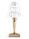 Battery Portable Lamp, Gold / crystal