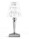 Battery Portable Lamp, Chrome / crystal