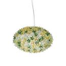 Bloom Pendant Light, Medium (ø 53 cm), Transparent/mint