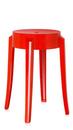 Details Kartell Charles Ghost Charles Ghost, Base 39 x Seat 26,5 x Height 46, Opaque, Kartell red