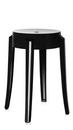 Charles Ghost, Base 39 x Seat 26,5 x Height 46, Opaque, Polished black