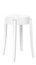 Charles Ghost, Base 39 x Seat 26,5 x Height 46, Opaque, Shining white