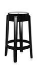 Charles Ghost, Base 46 x Seat 29 x Height 65, Opaque, Polished black