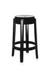 Charles Ghost, Base 46 x Seat 29 x Height 65, Opaque, Polished black