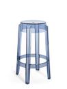 Charles Ghost, Base 46 x Seat 29 x Height 65, Transparent, Powder blue