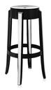 Charles Ghost, Base 46 x Seat 29 x Height 75, Opaque, Polished black