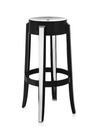 Charles Ghost, Base 46 x Seat 29 x Height 75, Opaque, Polished black