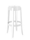 Charles Ghost, Base 46 x Seat 29 x Height 75, Opaque, Shining white