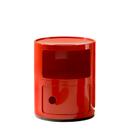 Componibili Round - 2 Compartments, Red