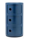 Componibili Round - 3 Compartments, Blue