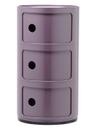 Componibili Round - 3 Compartments, Purple