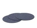 Felt Coasters for Componibili, Set of 3, Round, ø 30 cm, Anthracite