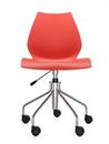 Maui Swivel Chair, Without armrests, Purple red