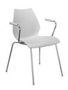 Maui Chair, With armrests, Light grey