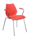 Maui Chair, With armrests, Purple red