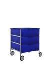 Mobil, 3 Drawers - No Compartments, Opal, Cobalt blue