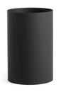 Waste basket, Matt, Black