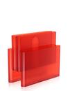 Magazine Rack, Opal, Orange-red