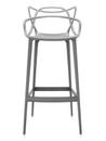 Masters Barstool, Grey, bar version: 75 cm