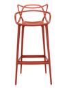 Masters Barstool, Rust-orange, bar version: 75 cm