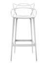 Masters Barstool, White, bar version: 75 cm