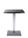 TopTop Dining Table Small, Rectangular H 72 x W 60 x L 60 cm, Scratch-resistant Werzalit, Black